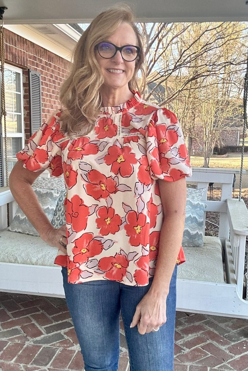 Fabled In Floral Top - Ivory | Jodifl - Jodifl Top -Jimberly's Boutique-Olive Branch-Mississippi