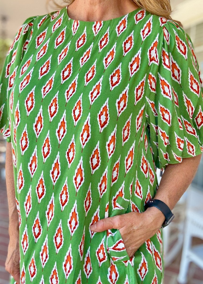 Falling Leaves Dress | Umgee - Umgee Dress - Jimberly's Boutique - Olive Branch - Mississippi