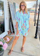 Feeling Pretty Floral Dress - Seafoam | Umgee - Umgee Dress - Jimberly's Boutique - Olive Branch - Mississippi