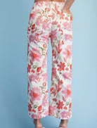 Floral Cropped Pants - Blush Mix - Pants -Jimberly's Boutique-Olive Branch-Mississippi