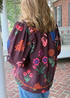Floral Textured Fabric Top - Red Brown Mix | Umgee - Umgee Top -Jimberly's Boutique-Olive Branch-Mississippi