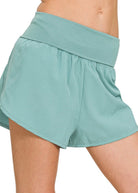Fold Over Band Running Shorts (Final Sale) - shorts - Jimberly's Boutique - Olive Branch - Mississippi