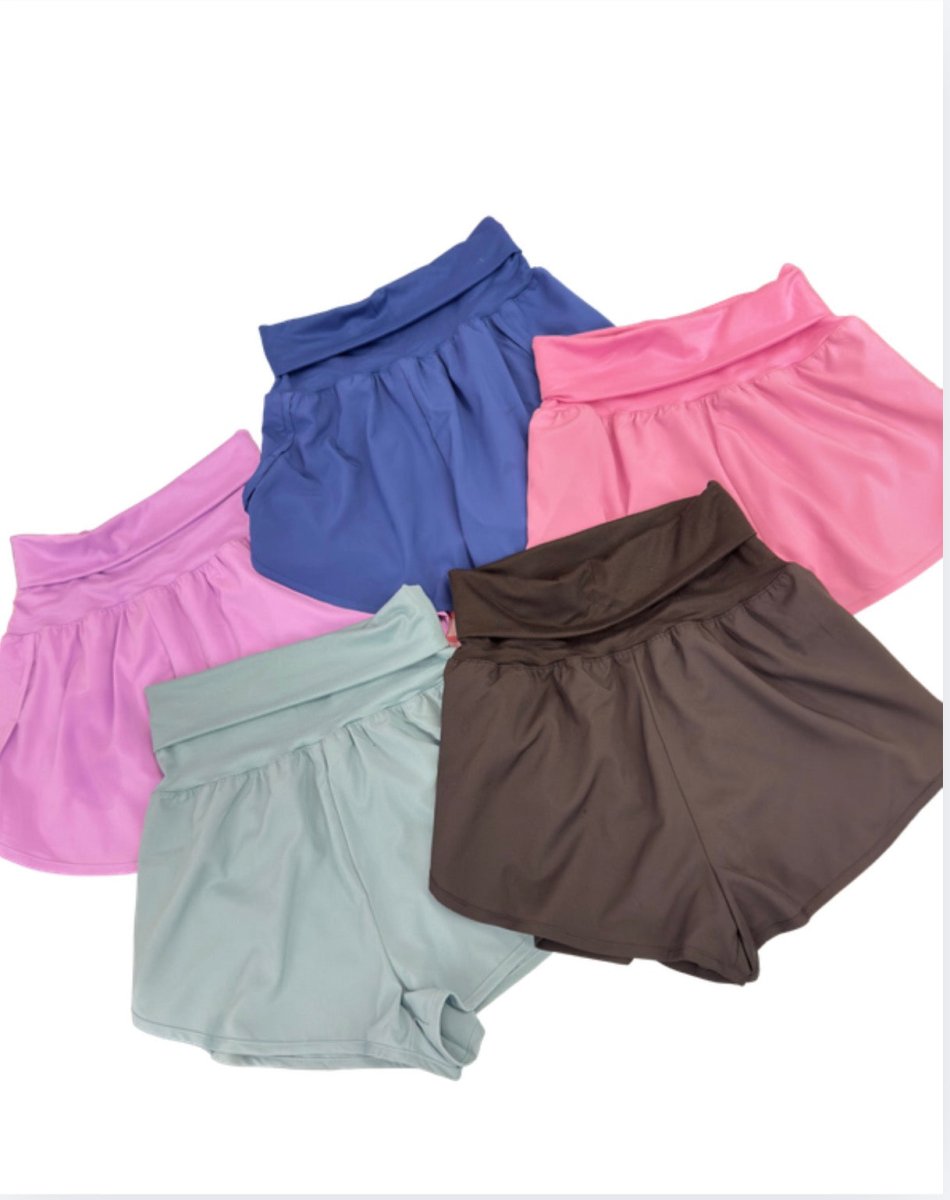 Fold Over Band Running Shorts (Final Sale) - shorts - Jimberly's Boutique - Olive Branch - Mississippi