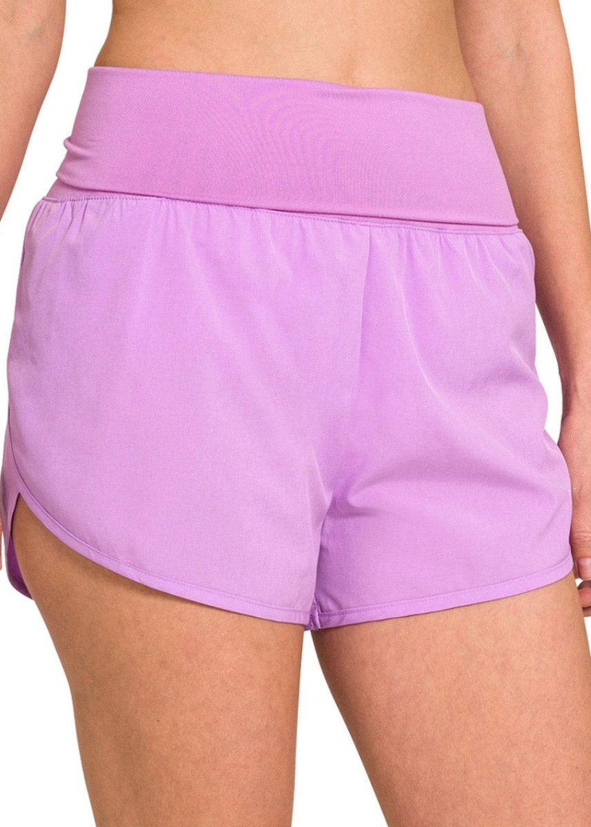 Fold Over Band Running Shorts (Final Sale) - shorts - Jimberly's Boutique - Olive Branch - Mississippi