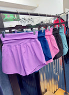 Fold Over Band Running Shorts (Final Sale) - shorts - Jimberly's Boutique - Olive Branch - Mississippi
