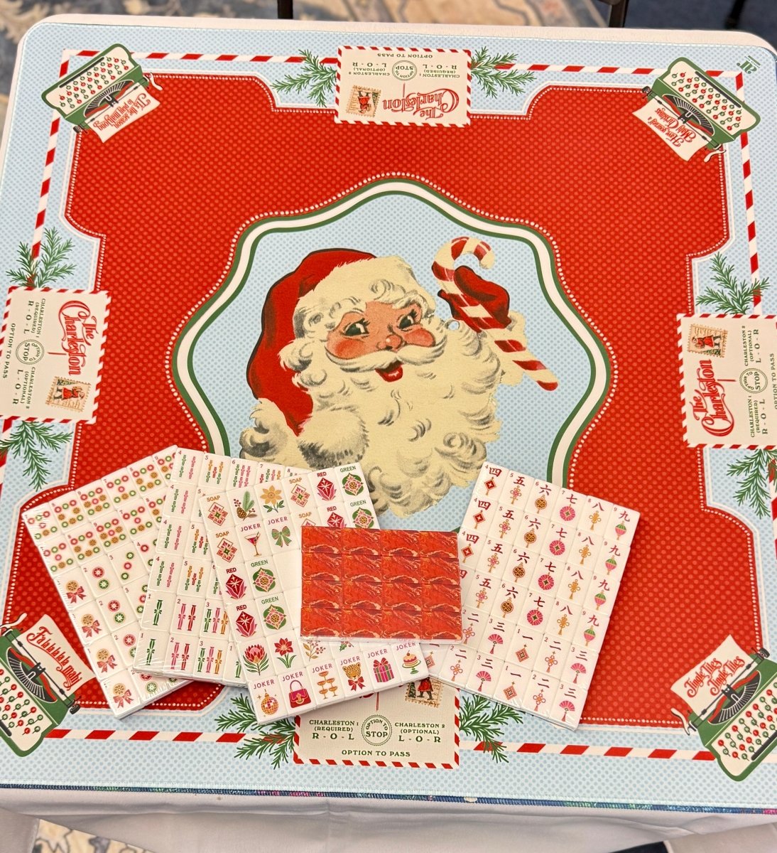 Geode Red Glam Mahjong Tiles | Brewtifully - Mahjong Tiles -Jimberly's Boutique-Olive Branch-Mississippi