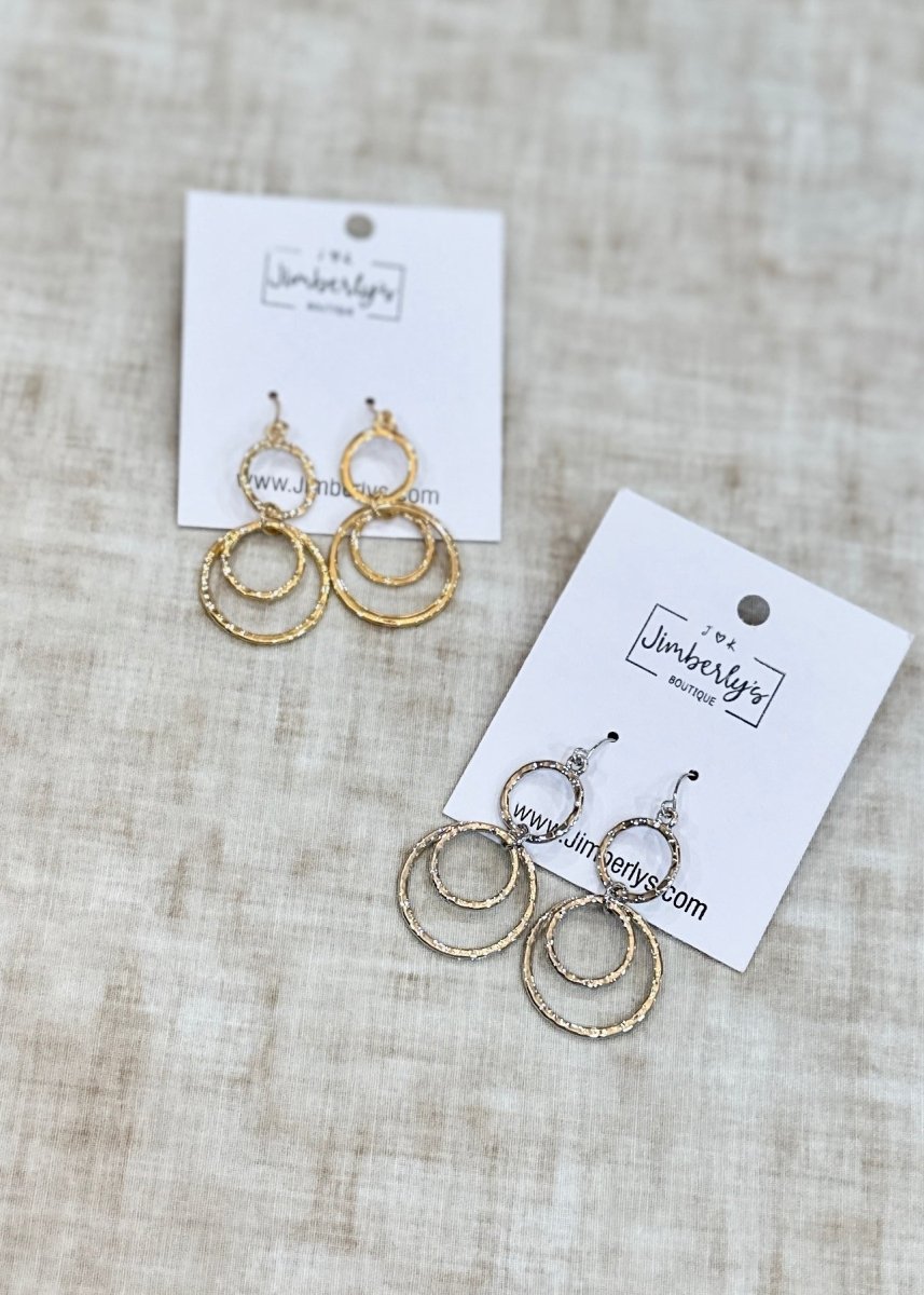 Geometric Triple Circle Earrings - Earrings - Jimberly's Boutique - Olive Branch - Mississippi