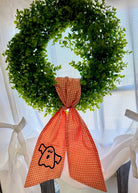 Ghost Embroidered Wreath Sash - Jimberly's Boutique-Olive Branch-Mississippi