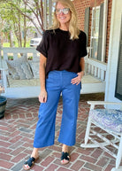 Gigio Cropped Pants - Royal Blue - Jimberly's Boutique-Olive Branch-Mississippi