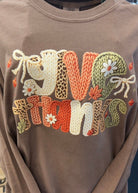 Give Thanks Faux Yarn CC Long Sleeve - sweatshirt - Jimberly's Boutique - Olive Branch - Mississippi