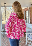 Glendor Babydoll Top - Magenta | Umgee - Umgee Top - Jimberly's Boutique - Olive Branch - Mississippi