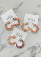 Glitter Acrylic Hoop Earrings - Earrings - Jimberly's Boutique - Olive Branch - Mississippi