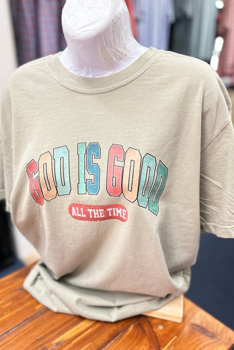 God is Good | Graphic Tee | Comfort Colors - Graphic Tee -Jimberly's Boutique-Olive Branch-Mississippi