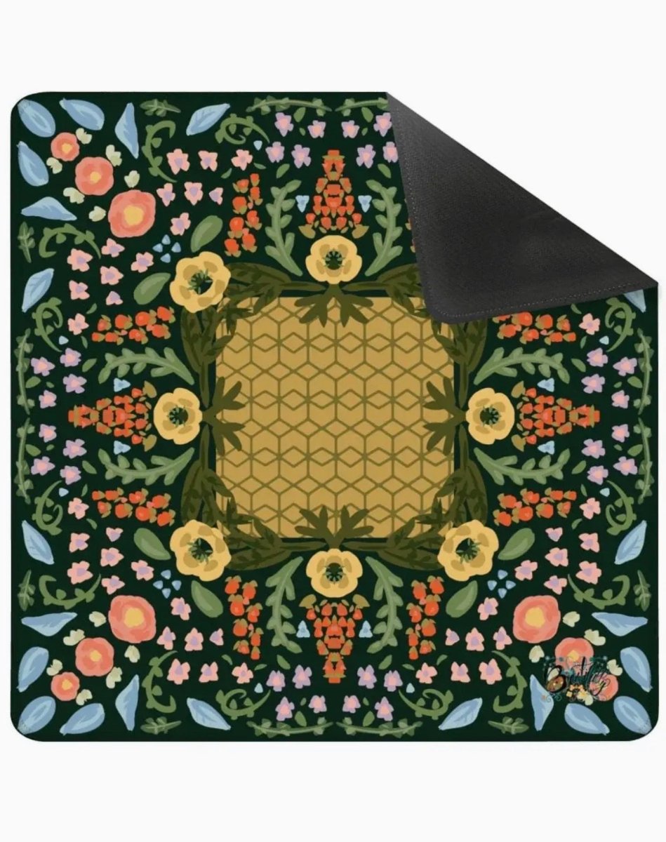 Grandma’s China Cabinet - Forest - Mahjong Mat | Brewtifully - Mahjong Mat -Jimberly's Boutique-Olive Branch-Mississippi