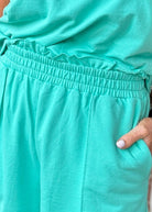 Hamptons French Terry Short Set - Mint - short set - Jimberly's Boutique - Olive Branch - Mississippi