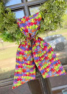 Handmade Wreath Sash - Autism Awareness - Wreath Sash - Jimberly's Boutique - Olive Branch - Mississippi
