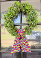 Handmade Wreath Sash - Autism Awareness - Wreath Sash - Jimberly's Boutique - Olive Branch - Mississippi