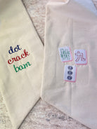 Handmade Wreath Sash - Embroidered Mahjong Theme - Wreath Sash - Jimberly's Boutique - Olive Branch - Mississippi