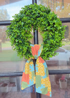 Handmade Wreath Sash - Fall Patchwork - Wreath Sash -Jimberly's Boutique-Olive Branch-Mississippi