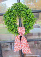 Handmade Wreath Sash - Rust Flowers - Wreath Sash -Jimberly's Boutique-Olive Branch-Mississippi