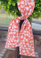 Handmade Wreath Sash - Rust Flowers - Wreath Sash -Jimberly's Boutique-Olive Branch-Mississippi