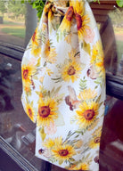 Handmade Wreath Sash - Sunflower/Bird - Wreath Sash -Jimberly's Boutique-Olive Branch-Mississippi