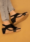 Hannah Platform Sandal - Black - Platform Sandals - Jimberly's Boutique - Olive Branch - Mississippi