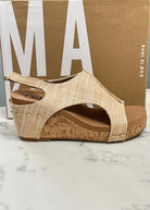 Hannah Platform Sandal - Nude Raffia - Platform Sandals - Jimberly's Boutique - Olive Branch - Mississippi