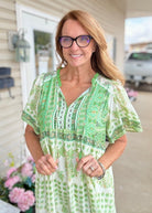 Harlow Green Paisley Midi Dress | Umgee - Umgee Dress - Jimberly's Boutique - Olive Branch - Mississippi