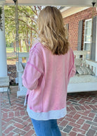 Harmony Acid Wash Pullover - Lt Rose | Zenana - pullover -Jimberly's Boutique-Olive Branch-Mississippi