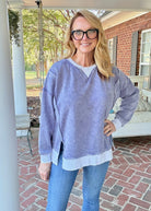 Harmony Acid Wash Pullover - Marlin | Zenana - pullover -Jimberly's Boutique-Olive Branch-Mississippi