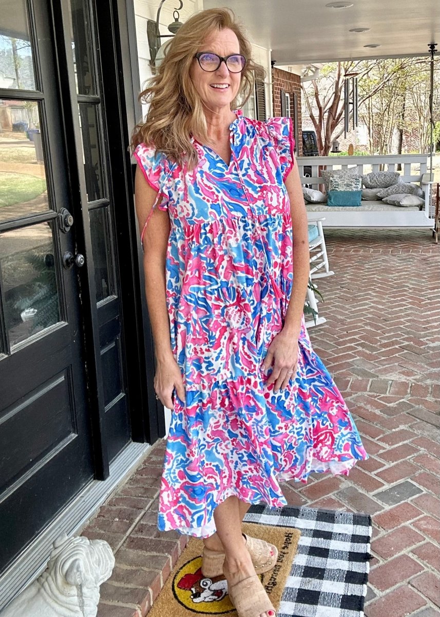 Harmony Hues Dress | Umgee - Umgee Dress -Jimberly's Boutique-Olive Branch-Mississippi