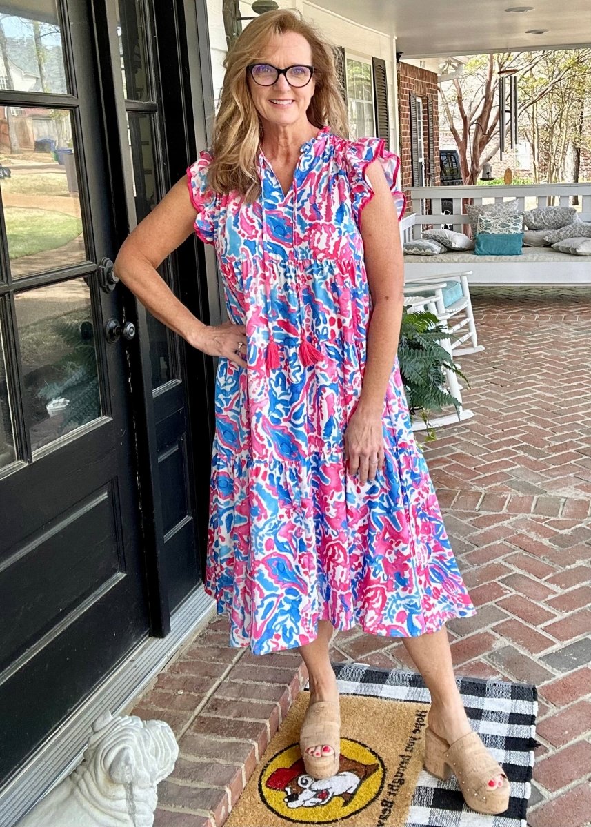 Harmony Hues Dress | Umgee - Umgee Dress -Jimberly's Boutique-Olive Branch-Mississippi