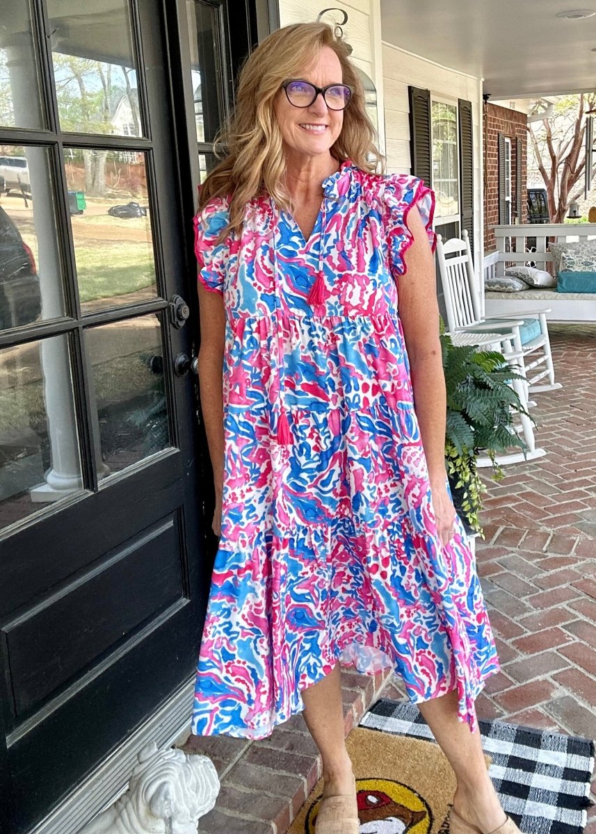 Harmony Hues Dress | Umgee - Umgee Dress -Jimberly's Boutique-Olive Branch-Mississippi