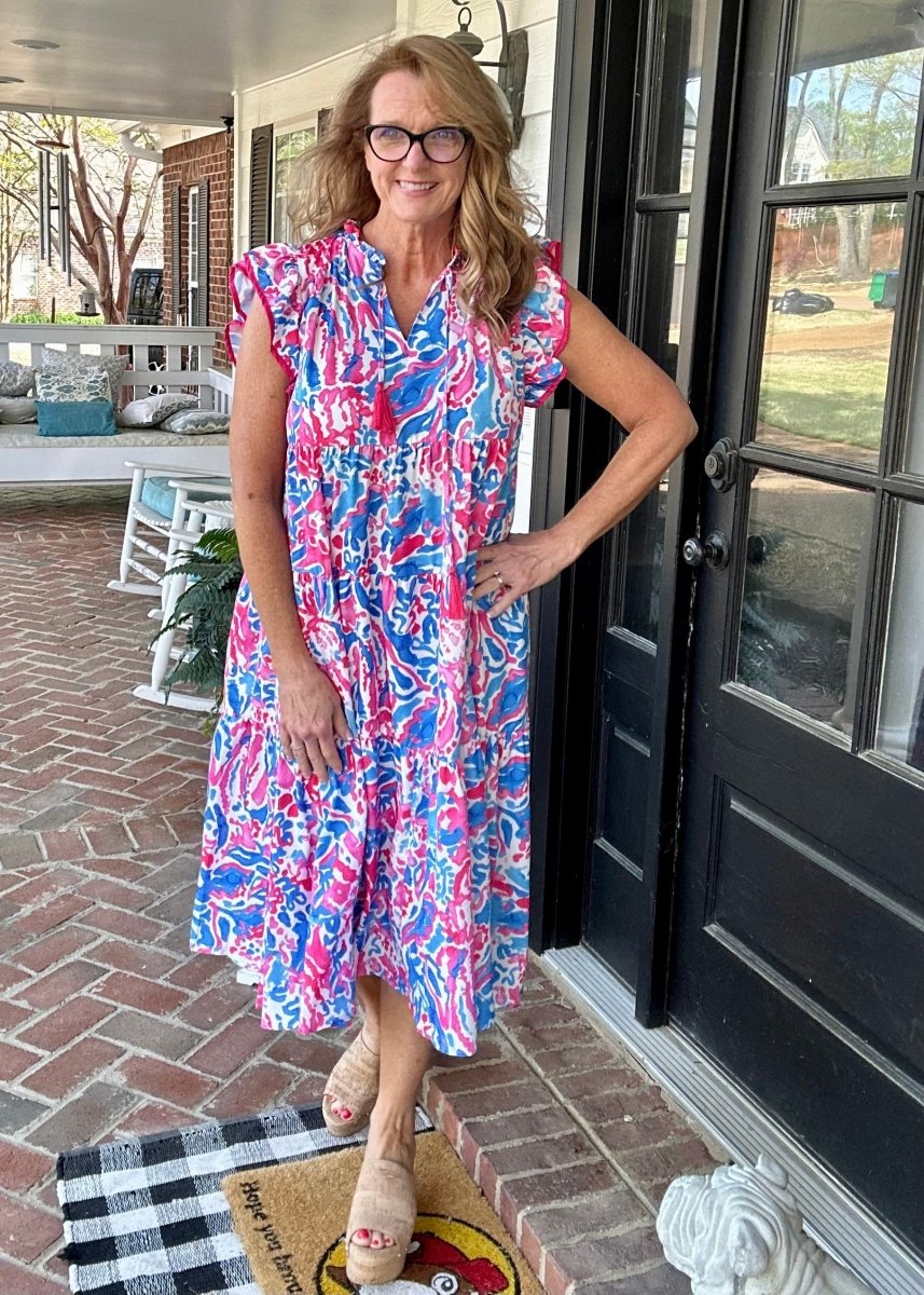 Harmony Hues Dress | Umgee - Umgee Dress -Jimberly's Boutique-Olive Branch-Mississippi