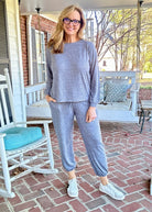 Heather Hacci Jogger Set - Black - jogger set - Jimberly's Boutique - Olive Branch - Mississippi
