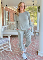 Heather Hacci Jogger Set - Dk Olive - jogger set - Jimberly's Boutique - Olive Branch - Mississippi