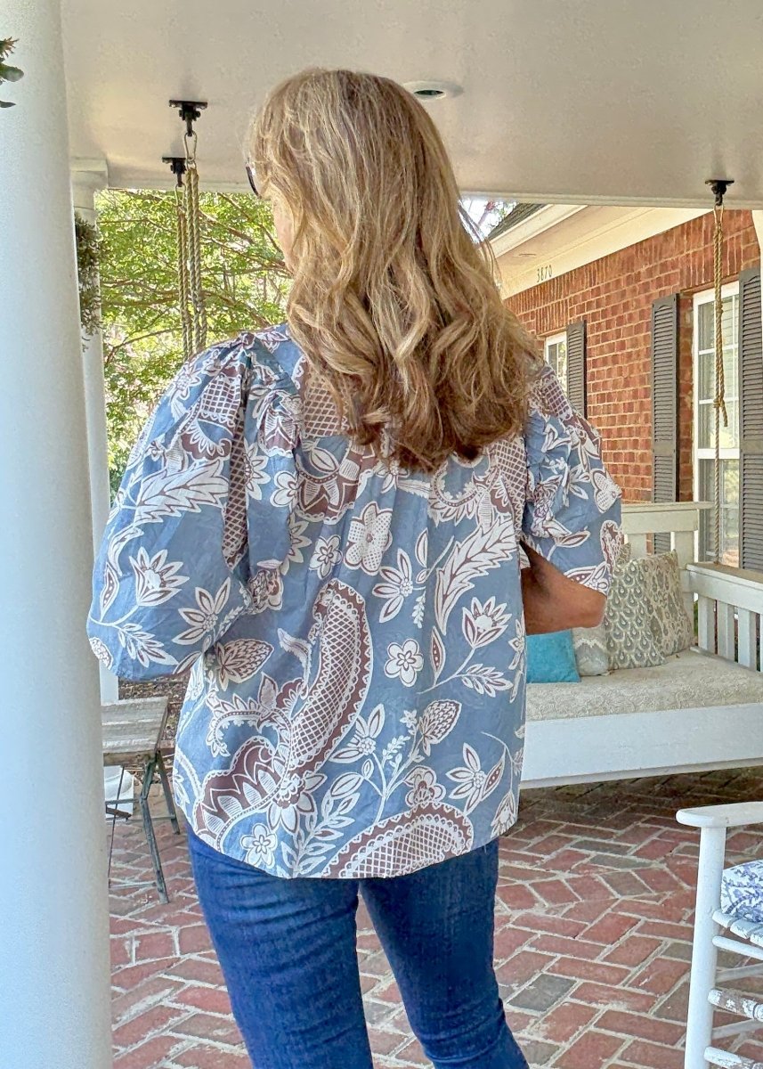 Heirloom Ruffle Top | Entro - Entro Top - Jimberly's Boutique - Olive Branch - Mississippi