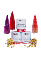 Holiday Cylinder Trio Popcorn | Poppy Popcorn - popcorn - Jimberly's Boutique - Olive Branch - Mississippi