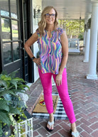Hot Pink Magic High Waisted Skinny Pants Dear Scarlet - Pants -Jimberly's Boutique-Olive Branch-Mississippi