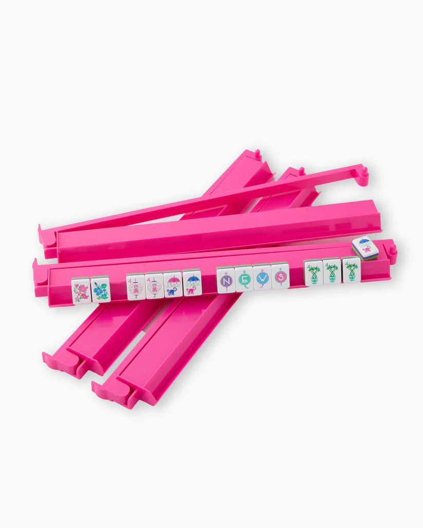 Hot Pink Rack & Pusher Set | Oh My Mahjong PREORDER - Mahjong Rack & Pusher Set - Jimberly's Boutique - Olive Branch - Mississippi