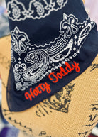 Hotty Toddy Embroidered Bandana - Navy - accessories - Jimberly's Boutique - Olive Branch - Mississippi
