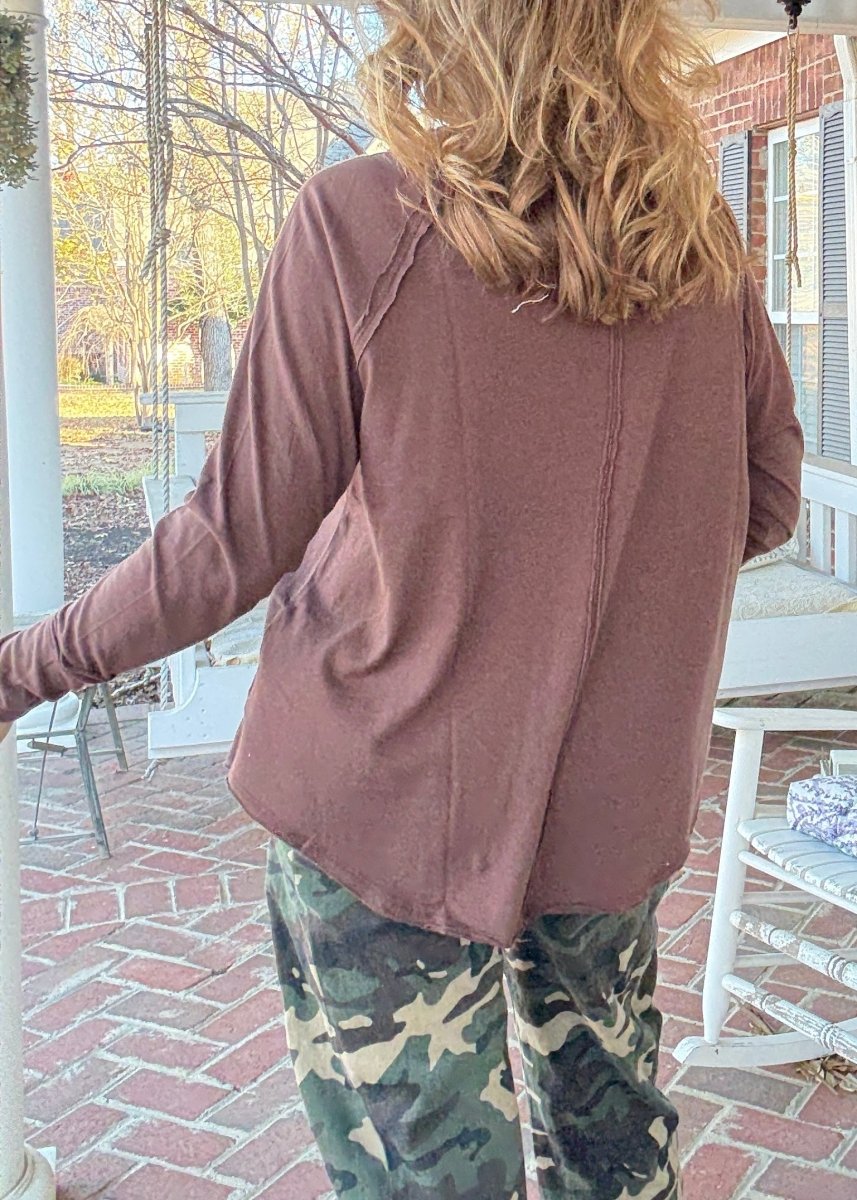 I Will Remember You Top - Brown - Casual Top - Jimberly's Boutique - Olive Branch - Mississippi