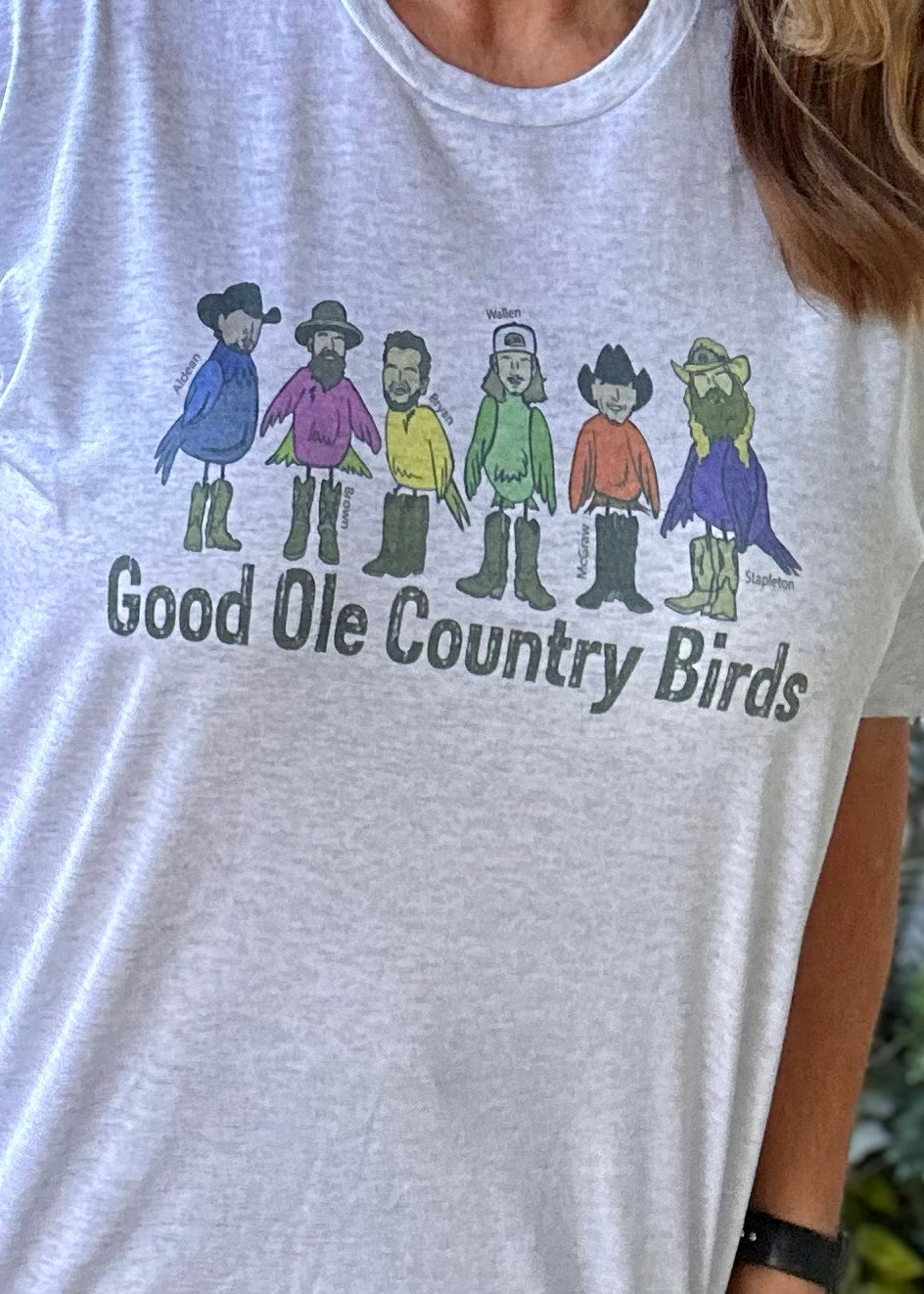 Good Ole Country Birds Graphic Tee - Graphic Tee -Jimberly's Boutique-Olive Branch-Mississippi