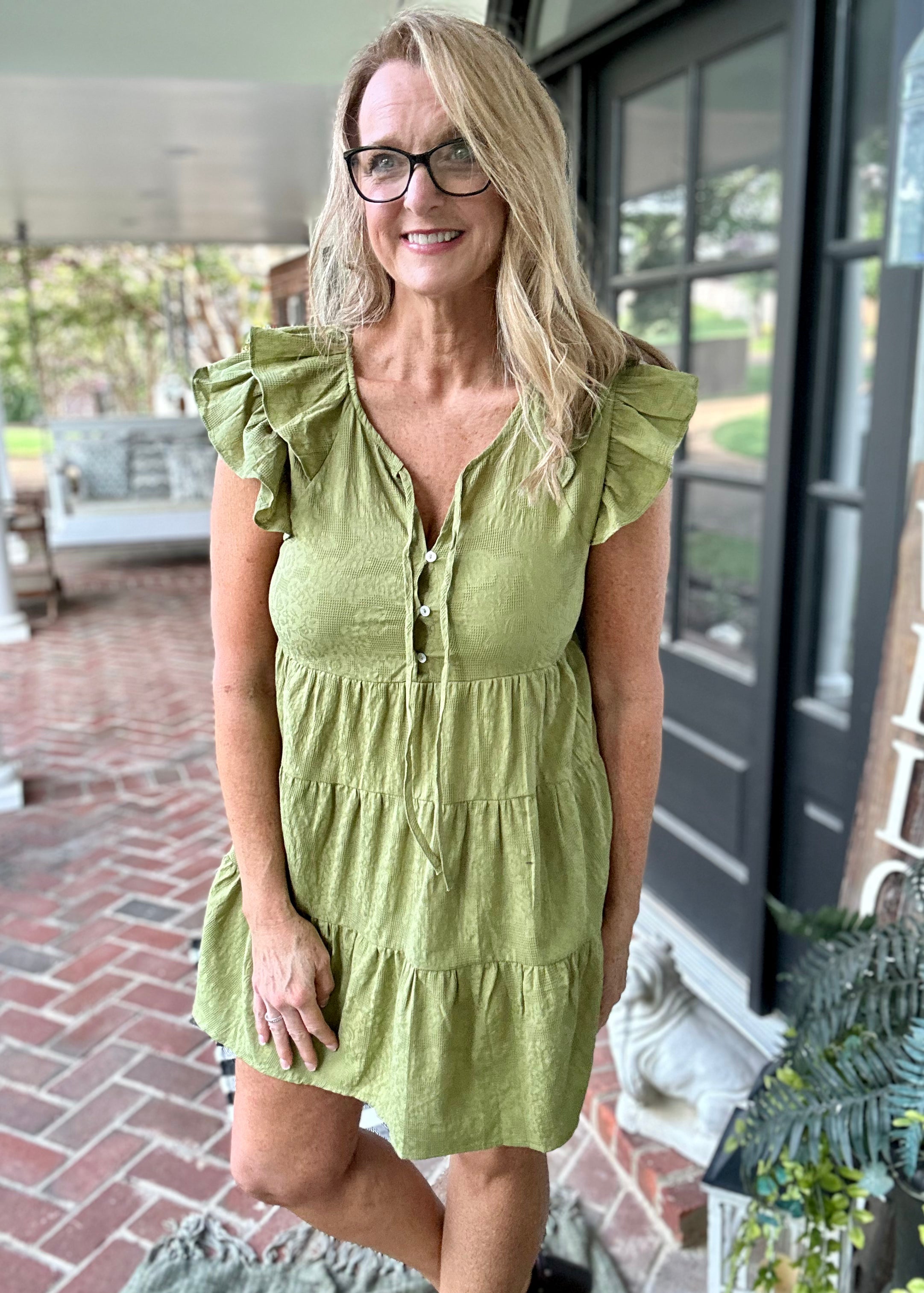 Can't Stop The Feeling Dress - Matcha Green - -Jimberly's Boutique-Olive Branch-Mississippi
