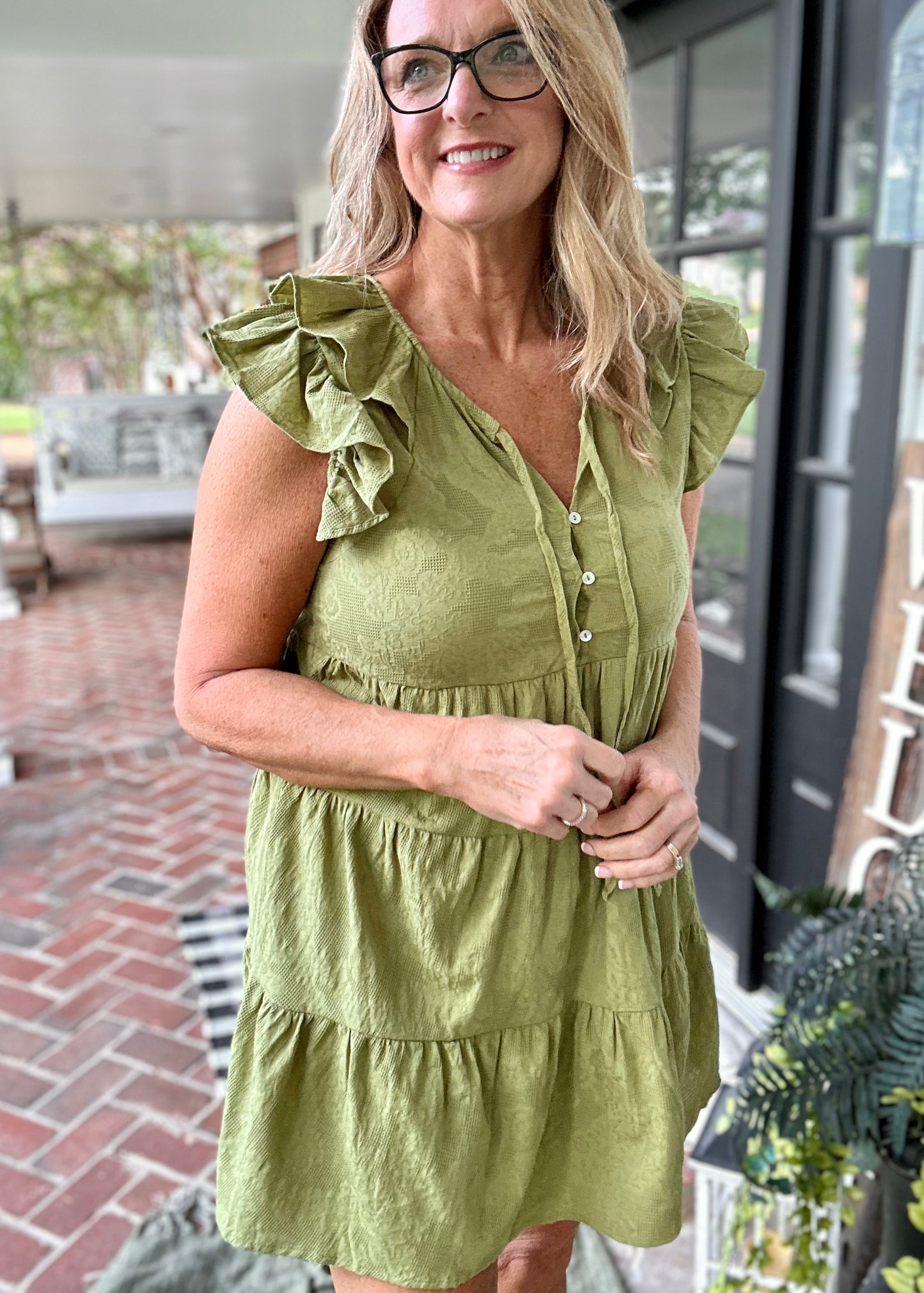 Can't Stop The Feeling Dress - Matcha Green