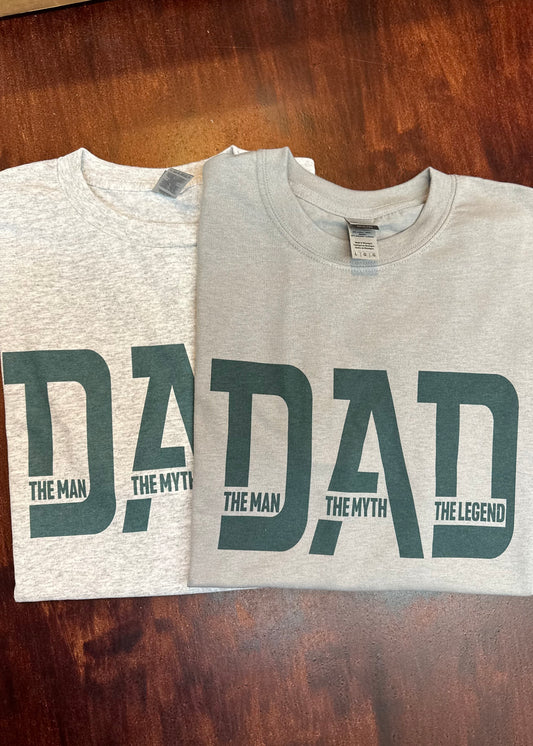 Dad The Man-The Myth-The Legend Graphic Tee - Jimberly's Boutique