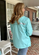 Charles River | New Englander Rain Jacket | Aqua | Olive Branch | MS - Rain Jacket -Jimberly's Boutique-Olive Branch-Mississippi