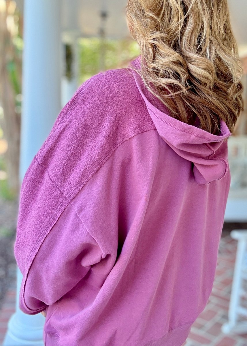 Inside Out Pullover - Rose | Easel - Casual Top - Jimberly's Boutique - Olive Branch - Mississippi