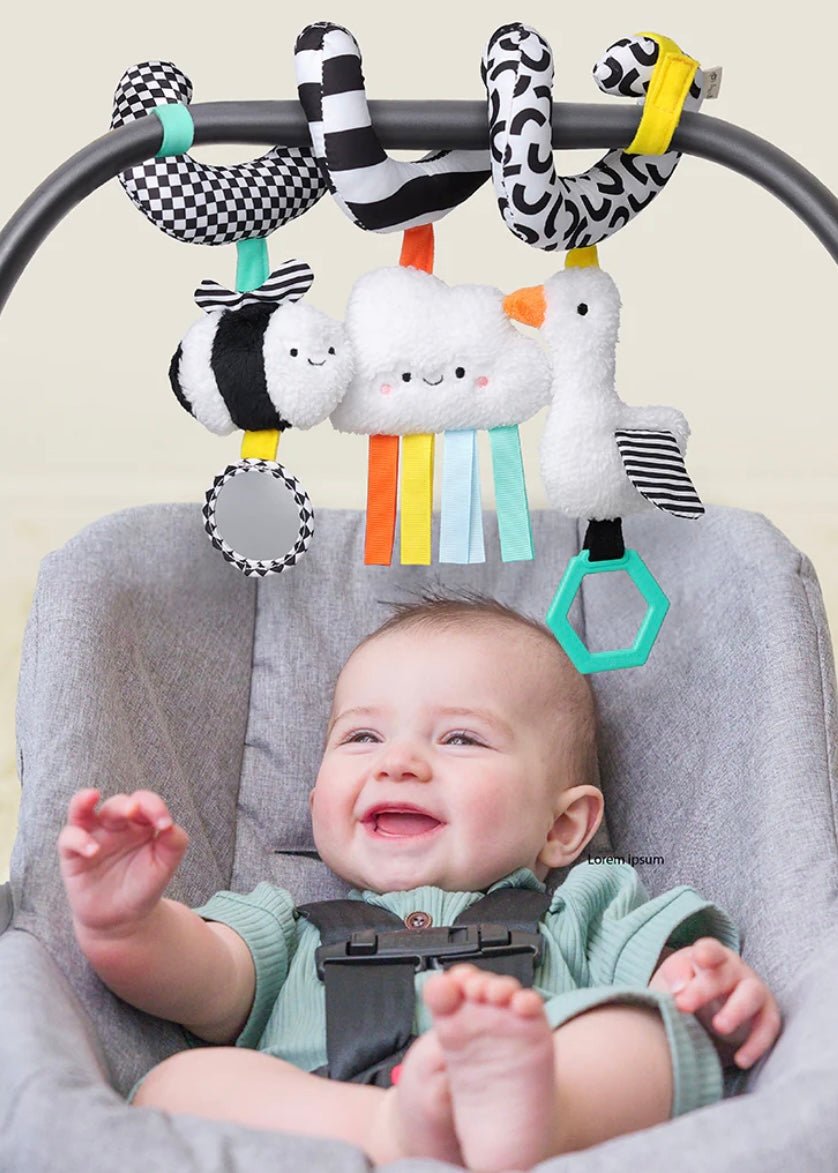 Itzy Bitzy Spiral Car Seat Activity Toy - Car Seat Toy - Jimberly's Boutique - Olive Branch - Mississippi